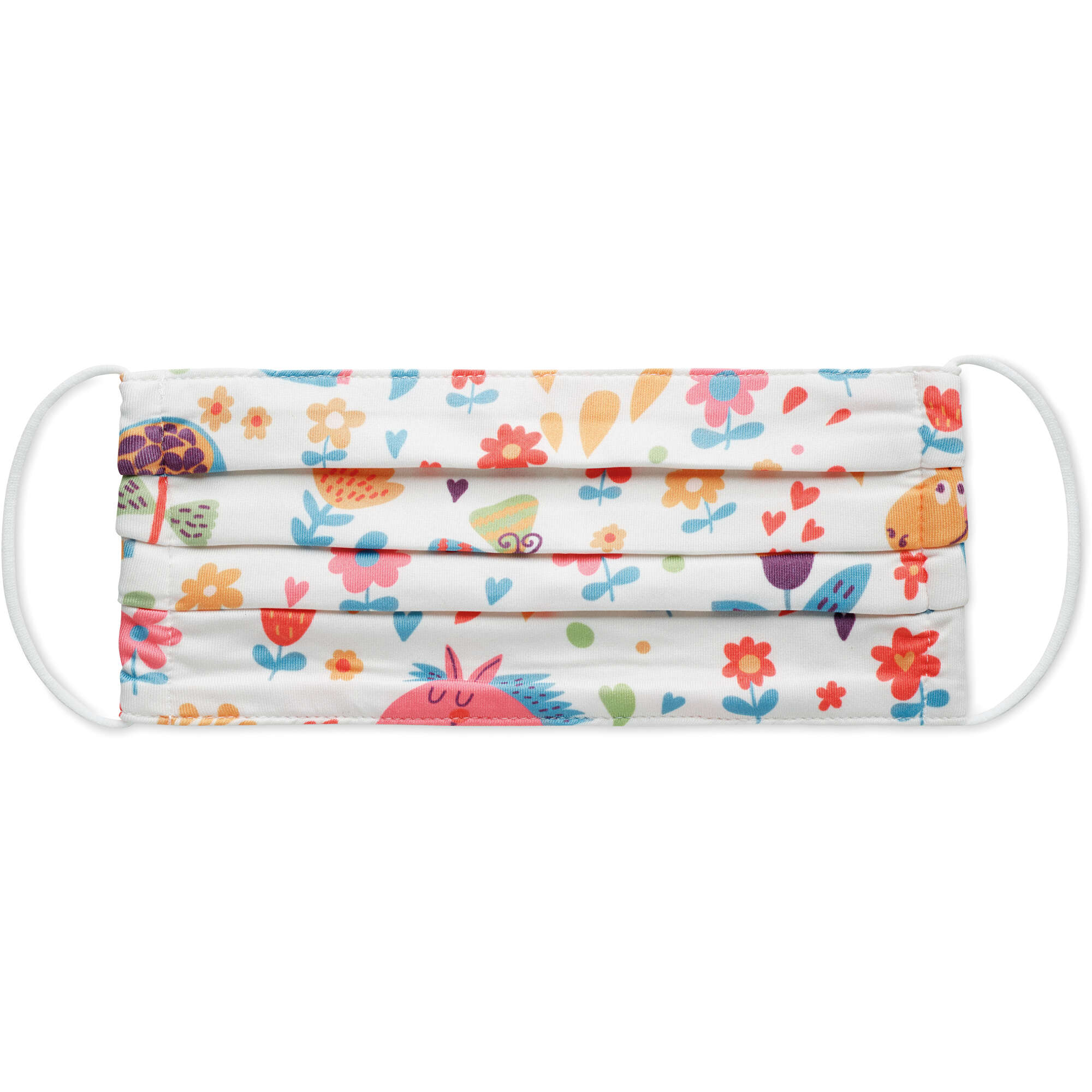 2-lagige Gesichtsmaske für Kinder (weiß, Polyester, Cotton, 18g) als