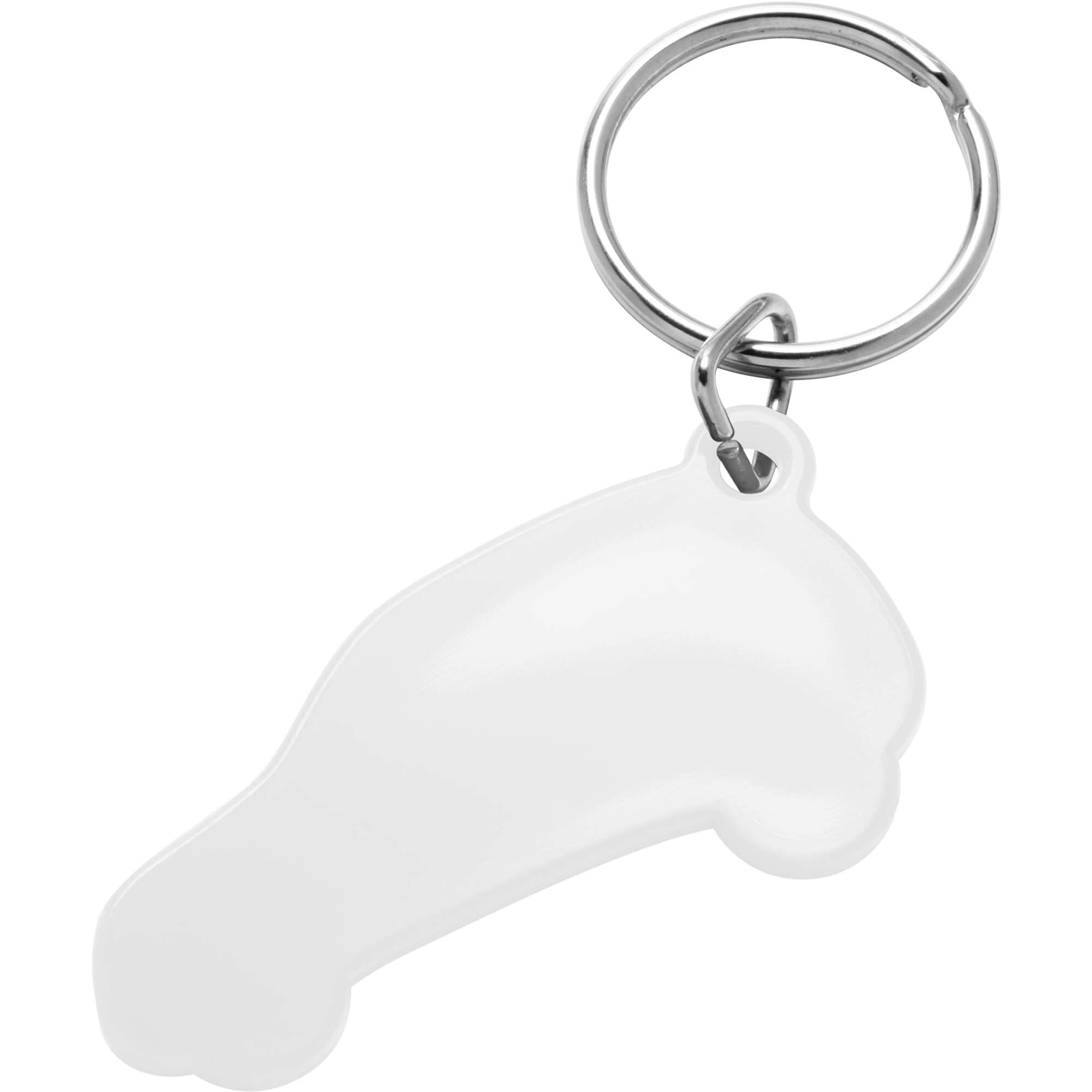 200 Gelbe/weiße Schlichte Budget Auto Schlüsselanhänger Mit Ringen & 1