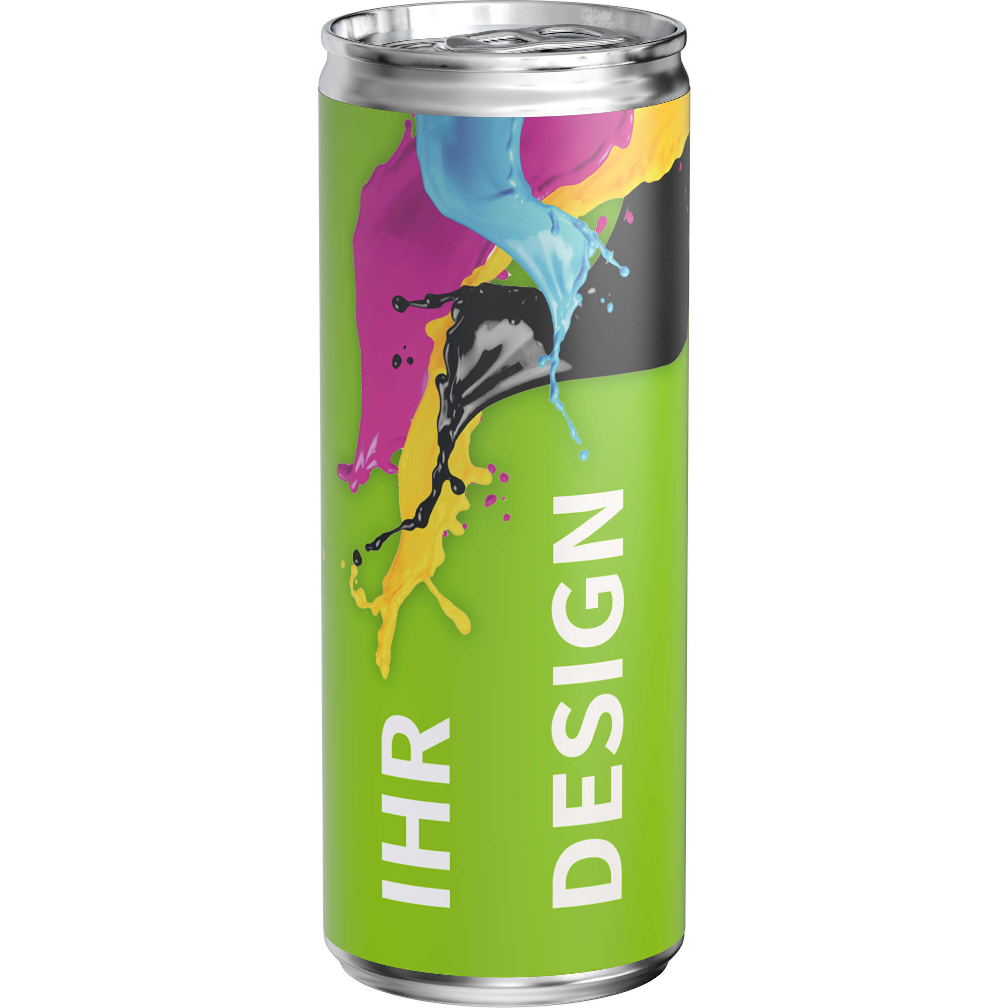 Energy Drink zuckerfrei, Eco Label (250 ml, Aluminium, Papier, 270g