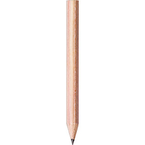 STAEDTLER Bleistift Rund, Natur, Halbe Länge , Staedtler, natur, Holz, 8,70cm x 0,80cm x 0,80cm (Länge x Höhe x Breite)