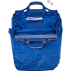 Einkaufswagentasche Maxi , kobaltblau, PP, Polyester 210D, 35,00cm x 46,00cm x 32,00cm (Länge x Höhe x Breite)