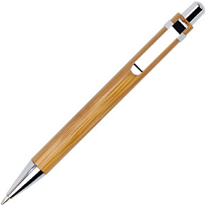 Kugelschreiber Colorado , braun, Metall, Bambus, 13,80cm (Höhe)