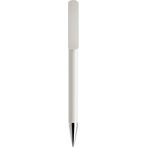 Prodir DS3 TPC Twist Kugelschreiber , Prodir, weiß, Kunststoff/Metall, 13,80cm x 1,50cm (Länge x Breite)