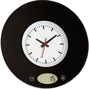 Küchenwaage TIME , schwarz, Kunststoff / Glas, 2,00cm (Höhe)