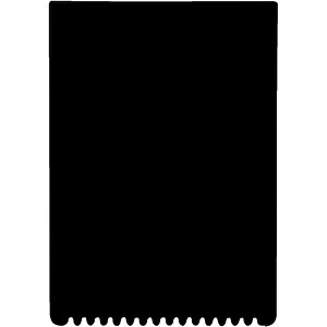 Eiskratzer 'Rechteck' , schwarz, Kunststoff, 14,70cm x 0,30cm x 10,30cm (Länge x Höhe x Breite)