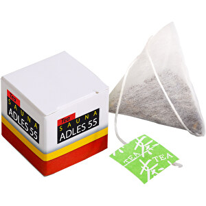 Tee In Viereckigem Karton , Karton, 3,50cm x 3,50cm x 3,50cm (Länge x Höhe x Breite)