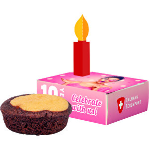 Minikuchen Werbebox Bahlsen Choline Mini Butterrührkuchen , Bahlsen, Werbebox aus weißem Karton, 3,00cm x 6,00cm x 8,00cm (Länge x Höhe x Breite)