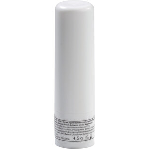 Lippenpflegestift , weiß, ABS, 7,00cm (Länge)