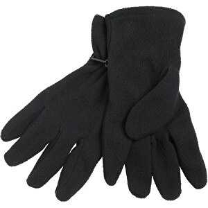 Microfleece Gloves , Myrtle Beach, schwarz, 100% Polyester, S/M, 