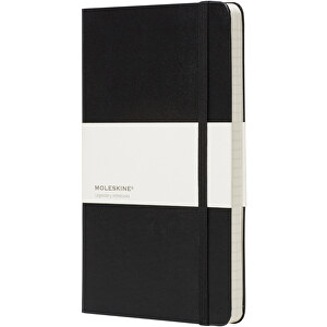 Classic Hardcover Notizbuch Taschenformat – Liniert , Moleskine, schwarz, Lederimitat Papier, 14,00cm x 1,50cm x 9,00cm (Länge x Höhe x Breite)