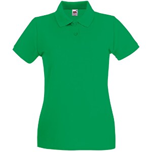 New Lady-Fit Premium Polo , Fruit of the Loom, maigrün, 100 % Baumwolle, 2XL, 