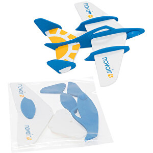 Air Glider - Medium - Free Skyer , blau / weiß, EVA-Schaum, 17,00cm x 0,40cm x 13,00cm (Länge x Höhe x Breite)