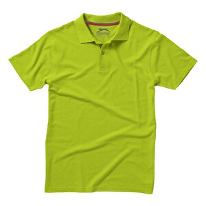 Advantage Poloshirt Für Herren , Slazenger, apfelgrün, Piqué Strick 100% Baumwolle, 160 g/m2, L, 