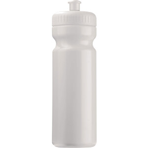Sportflasche Classic 750ml , weiß, LDPE & PP, 24,80cm (Höhe)