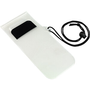 Telefon-Tasche SMART SPLASH , schwarz, PVC, frei von Phthalaten, 22,50cm x 9,00cm (Länge x Breite)