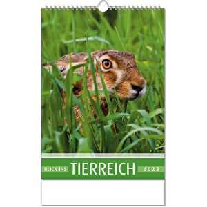 Kalender 'Blick Ins Tierreich' , Papier, 34,60cm x 24,00cm (Höhe x Breite)