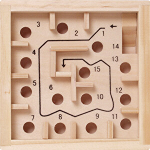 Hand-Labyrinth , , 9,00cm x 2,50cm x 9,00cm (Länge x Höhe x Breite)