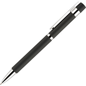 Kugelschreiber ONYX K-IX , Promo Effects, schwarz, Metall gummiert, 13,80cm (Länge)
