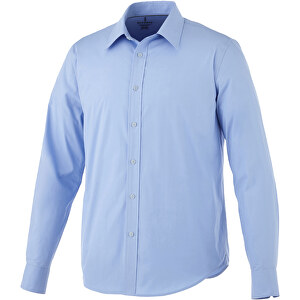 Hamell Langärmliges Hemd , hellblau, Poplin-Gewebe 97% Baumwolle, 3% Elastan, 118 g/m2, S, 