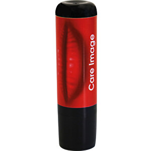 Lippenpflegestift Inkl. 4c Etikett , weiß, Kunststoff, 7,00cm (Höhe)