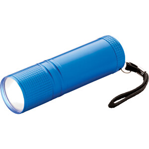 COB Taschenlampe, Blau , blau, Aluminium, 2,50cm x 8,50cm (Länge x Höhe)