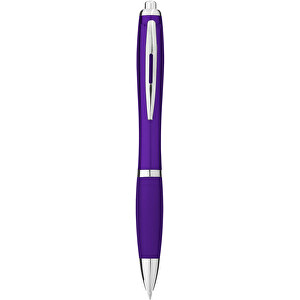 Nash Kugelschreiber Mit Farbigem Schaft Und Griff , lila, ABS Kunststoff, 14,00cm (Länge)