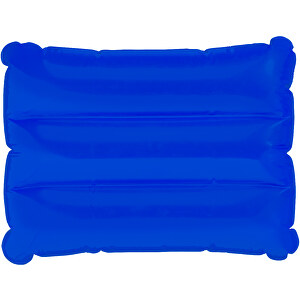 Wave Aufblasbares Kissen , Process Blue, PVC, 32,00cm x 25,00cm (Höhe x Breite)