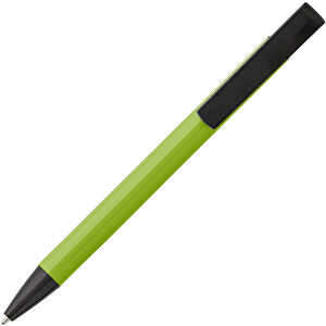 Kugelschreiber Dual , limettengrün, ABS, Aluminium, Metall, 1,50cm (Breite)