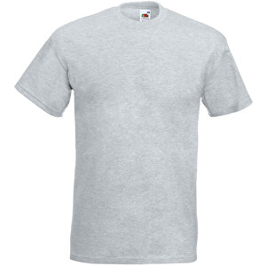 Super Premium T , Fruit of the Loom, graumeliert, 97 % Baumwolle / 3 % Polyester, 4XL, 