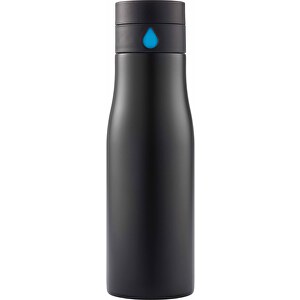 Aqua Auslaufsichere Hydration Flasche, Schwarz , XD Design, schwarz, Edelstahl, 20,90cm (Höhe)