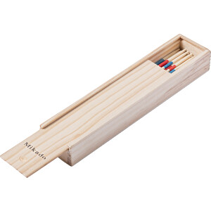 Geschicklichkeitsspiel MIKADO , natur, Holz, 19,30cm x 4,10cm x 2,50cm (Länge x Höhe x Breite)