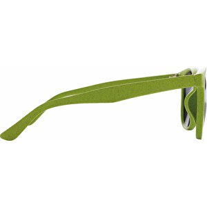 Weizenstroh Sonnenbrille, Grün , grün, Weizenstroh, 14,50cm x 5,30cm (Länge x Höhe)