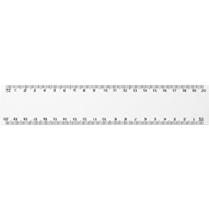 Arc 20 Cm Flexibles Lineal , weiß, SYNAPS Papier, 450 g/m2, 20,90cm x 0,10cm x 4,00cm (Länge x Höhe x Breite)