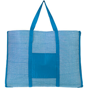Bonbini Zusammenfaltbare Strandtasche Und Matte , Process Blue, PP Kunststoff, 170,00cm x 60,00cm (Länge x Breite)