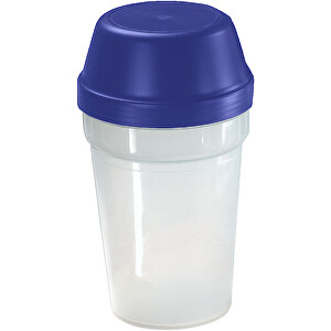 Shaker 'Multi' 0,3 L , transparent/standard-blau PP, Kunststoff, 15,60cm (Höhe)