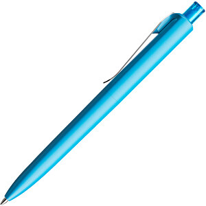 Prodir DS8 PSM Push Kugelschreiber , Prodir, cyanblau / silber, Kunststoff/Metall, 14,10cm x 1,50cm (Länge x Breite)