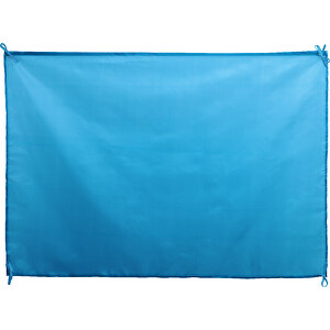 Fahne DAMBOR , hellblau, Polyester, 100,00cm x 70,00cm (Länge x Breite)