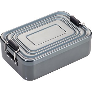 TROIKA Lunch-Box TROIKA LUNCHBOX , Troika, titanfarben, Aluminium, 17,90cm x 5,50cm x 11,60cm (Länge x Höhe x Breite)