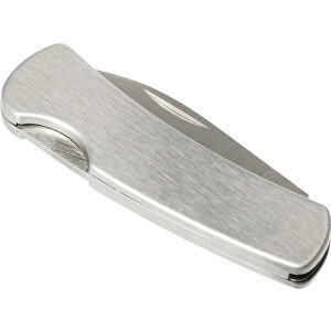 Taschenmesser Fold , silber, Edelstahl 430, 7,50cm x 0,60cm x 2,60cm (Länge x Höhe x Breite)