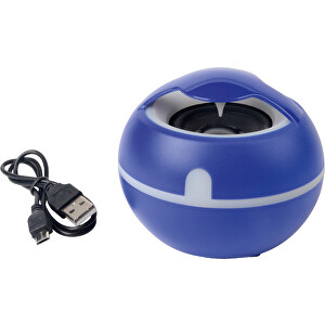 Wireless-Lautsprecher SOUND EGG , blau, Kunststoff, 9,30cm x 8,10cm x 8,20cm (Länge x Höhe x Breite)