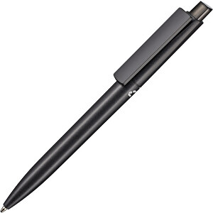 Kugelschreiber CREST RECYCLED + Schwarz , Ritter-Pen, schwarz recycled/smoke grey, ABS-Kunststoff, 149,00cm (Länge)