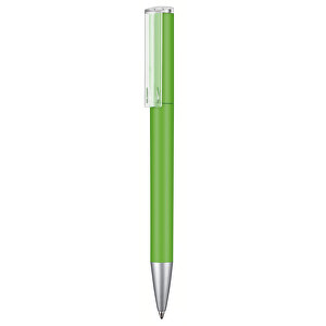 Kugelschreiber LIFT SOFT , Ritter-Pen, Apfel-grün, ABS-Kunststoff, 140,00cm (Länge)