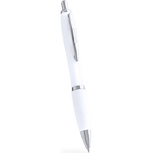 Antibakteriell Kugelschreiber , weiß, 14,00cm (Breite)