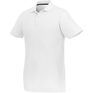 Helios Kurzarm Poloshirt Für Herren , weiß, Piqué Strick 100% Baumwolle, 180 g/m2, 5XL, 