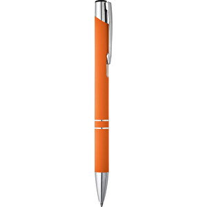 BETA SOFT. Kugelschreiber Aus Aluminium , orange, Aluminium, 0,18cm (Höhe)
