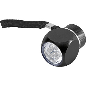 LOUIS. Taschenlampe Aus Aluminium , schwarz, Aluminium, 0,20cm (Höhe)