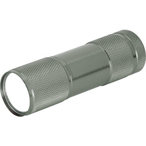 FLASHY. Taschenlampe Aus Aluminium , gewehrmetall, Aluminium, 