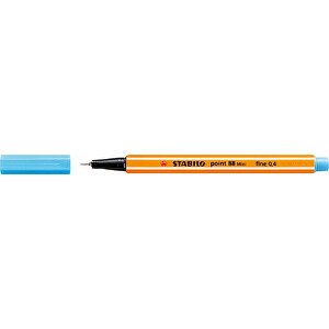 STABILO Point 88 Mini Fineliner , Stabilo, azurblau, Kunststoff, 11,80cm x 0,80cm x 0,80cm (Länge x Höhe x Breite)