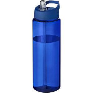 H2O Active® Vibe 850 Ml Sportflasche Mit Ausgussdeckel , blau, PET Kunststoff, 72% PP Kunststoff, 17% SAN Kunststoff, 11% PE Kunststoff, 24,20cm (Höhe)