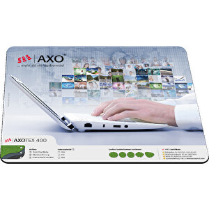 AXOPAD® Mousepad AXOTex 400, 24 X 19,5 Cm Rechteckig, 1,5 Mm Dick , 4-C Euroskala, Polyestergewebe, Latexcompound geprägt, 24,00cm x 0,15cm x 19,50cm (Länge x Höhe x Breite)